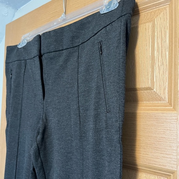 LOFT Dark Gray Zip Pocket Pintuck Skinny Leg Pants NWT - Picture 4 of 10